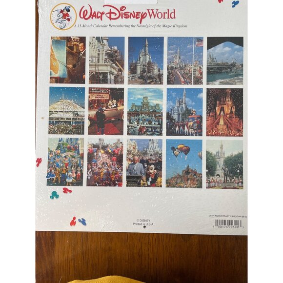 Vintage 1996-97 Walt Disney World Calendar Celebrating 25 Years - Picture 5 of 5